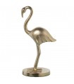Flamingo Aluminiumfigur Messing, Farbe: Messing antik
