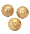Set of 3 toasted mother-of-pearl balls