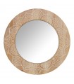 Espelho de parede madeira de 60 cm