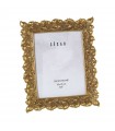 Resin photo frame 10x15 cm gold plated