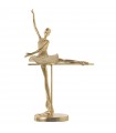 Figura de bailarina dourada
