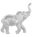 Figure d'éléphant en résine avec miroirs