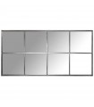 Silver metal window mirror
