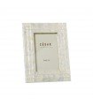 Mother-of-pearl photo frame 10x15 cm natural relief
