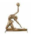Rhythmic gymnastics resin figure golden ball