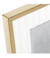 Photo frame 10x15 cm glass with golden metal border