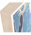 Cuadro lienzo impreso venus punk con marco madera haya