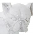 Figura resina perro acabado mármol