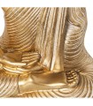 Buda de resina dourada