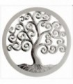 Latticework carving - Tree of life silver