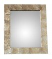 Toasted mother-of-pearl mirror