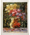Jarrón flores impresionista 3 - Óleo s/lienzo