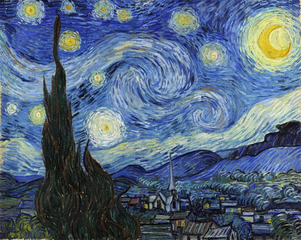 La noche estrellada Vincent Van Gogh